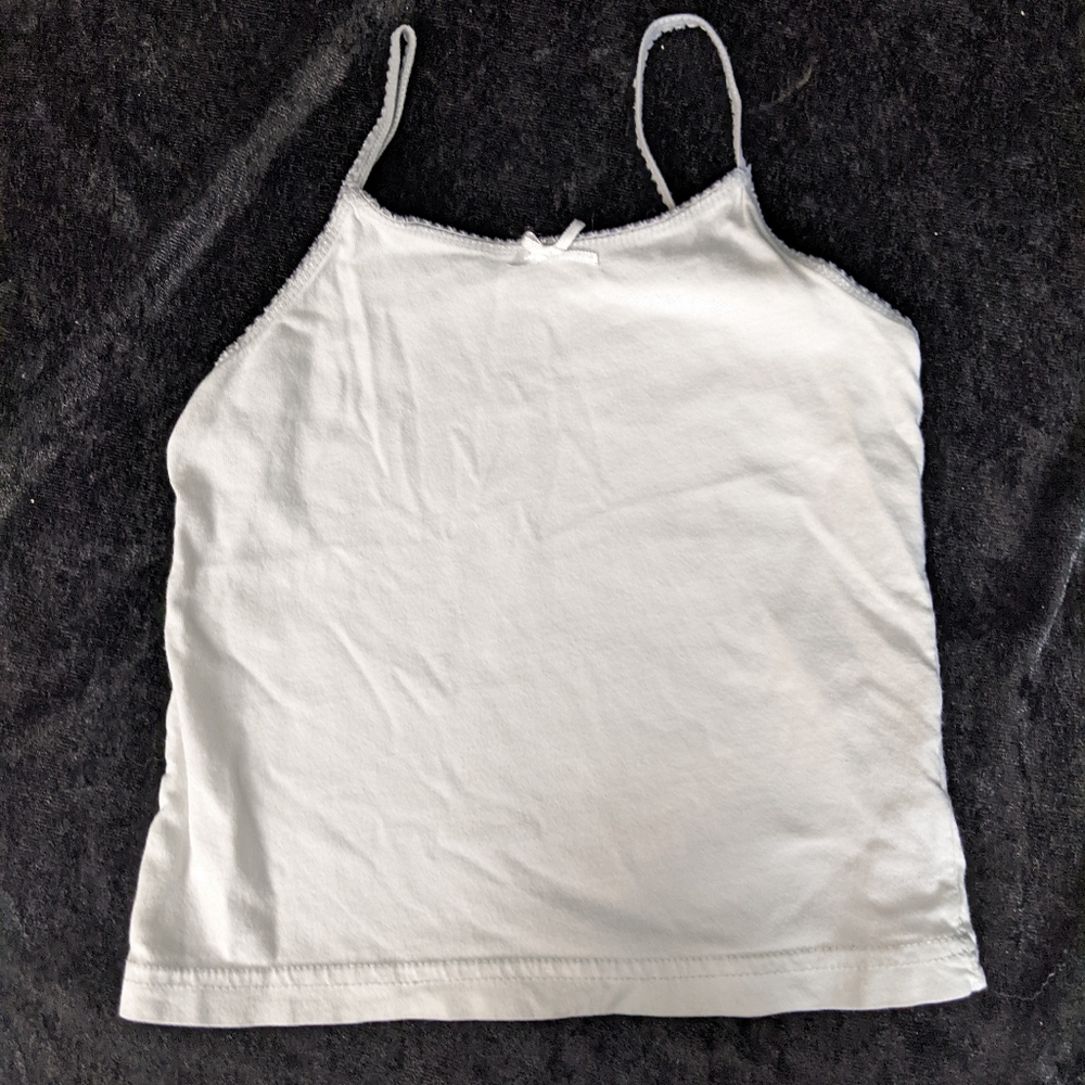 100% cotton spaghetti strap soft tank size 4T Kmart